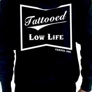 Nwt inked shop tattooed low life zip up jacket